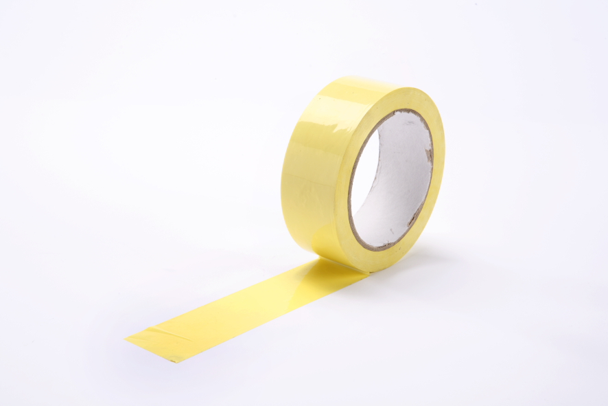 1" IT-700 Polyester Film Electrical Tape with Thermosetting Rubber Adhesive 130°C, yellow, 1" wide x  72 YD roll